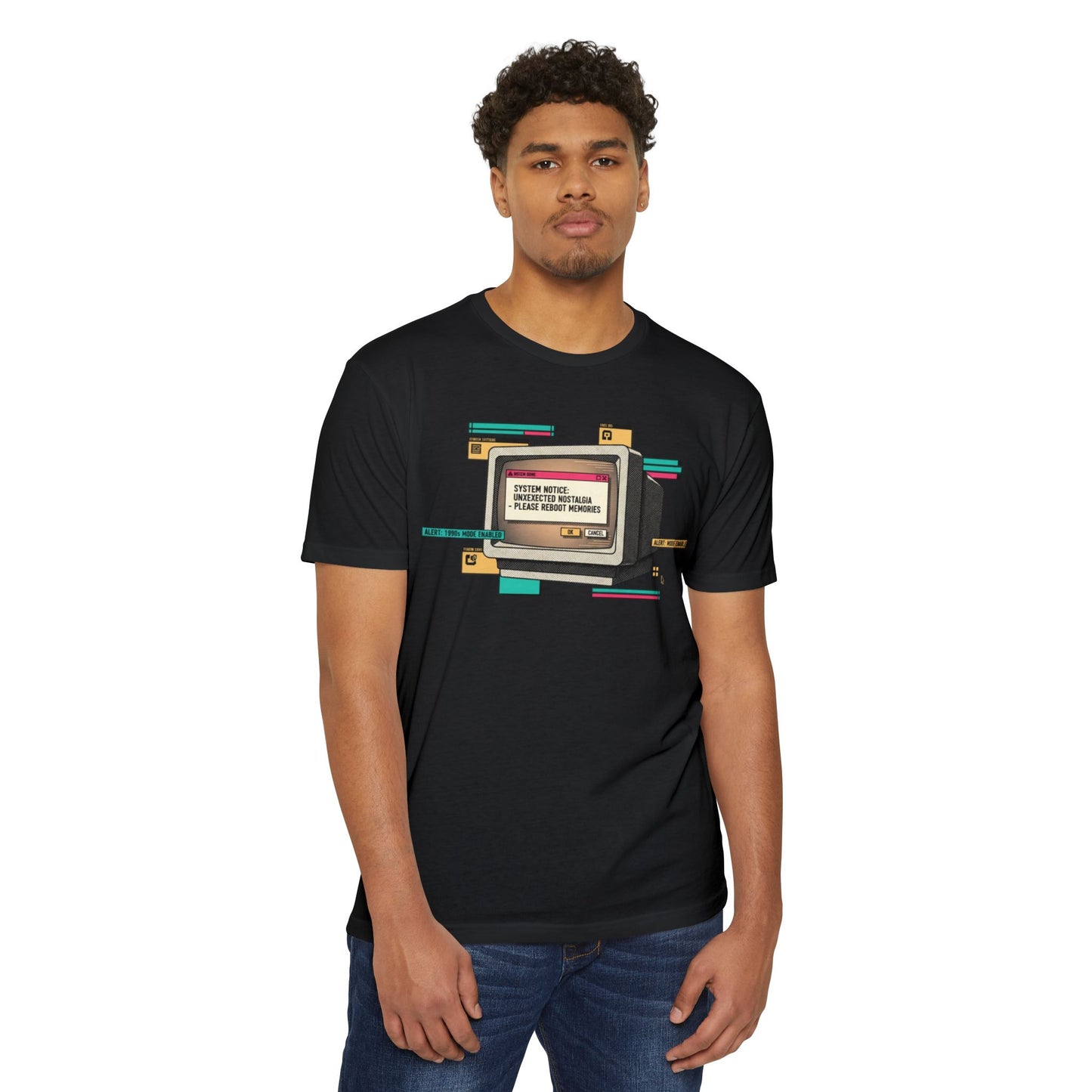 Nostalgic Monitor Reboot Unisex CVC Jersey T-shirt