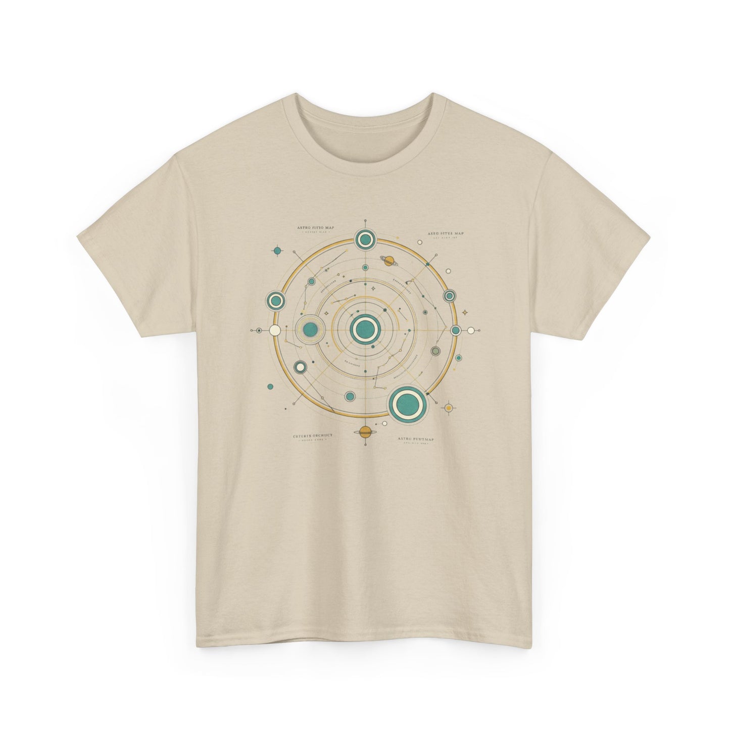 Solar System Minimalist T‑Shirt — Celestial Orbit Graphic Tee