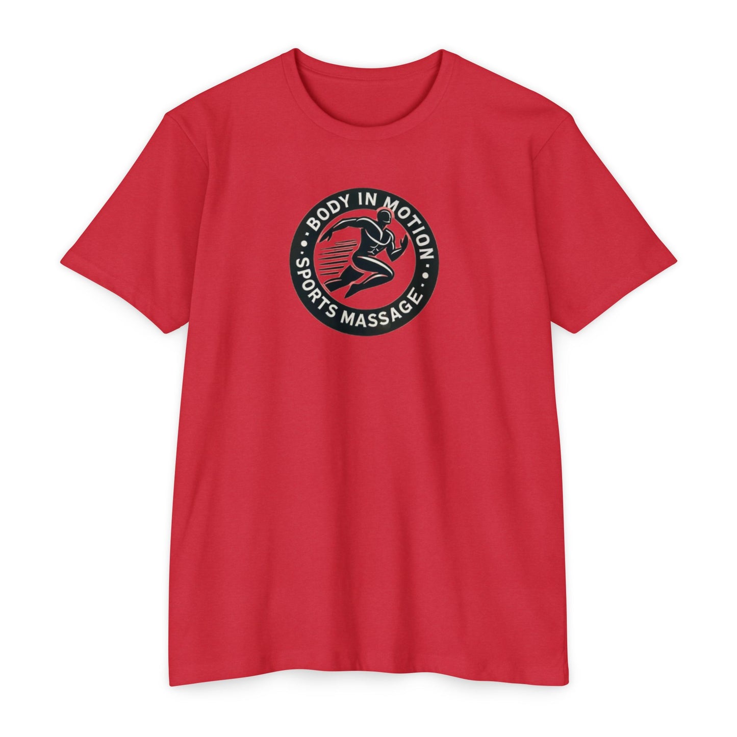 Body In Motion Sports Massage T-Shirt — Recovery & Mobility Athletic Tee