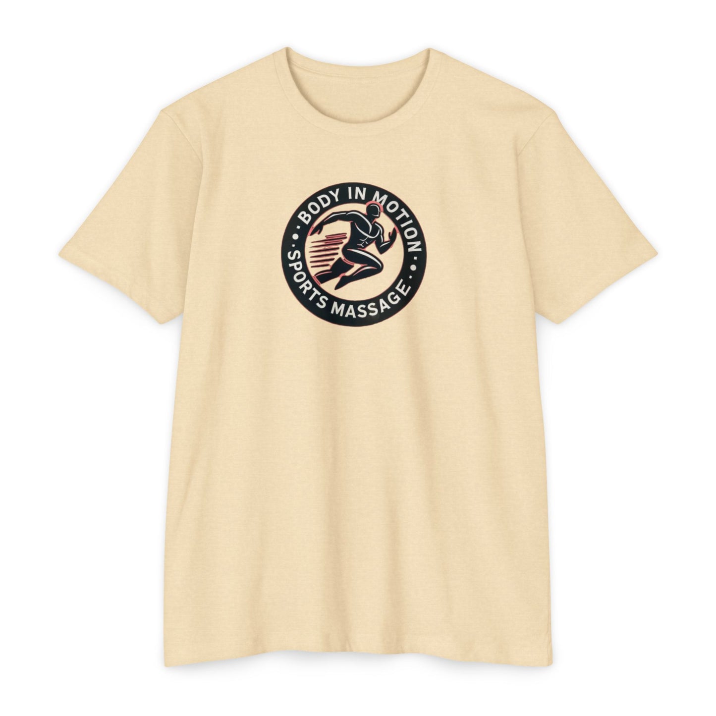 Body In Motion Sports Massage T-Shirt — Recovery & Mobility Athletic Tee