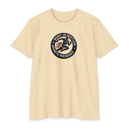 Body In Motion Sports Massage T-Shirt — Recovery & Mobility Athletic Tee