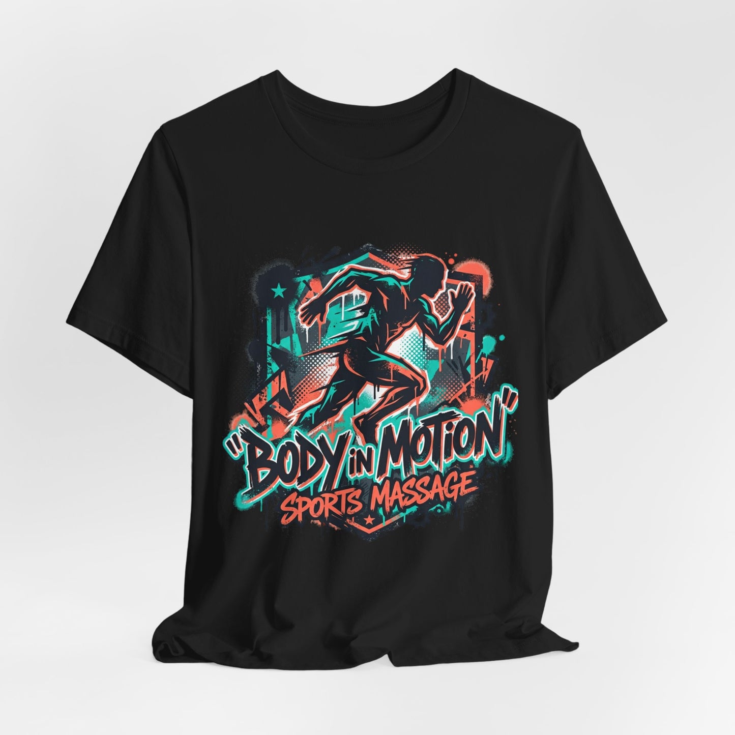 Sports Massage T-Shirt — Athletic Runner Graphic Tee
