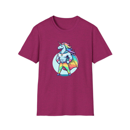 Dad Unicorn Superhero T-Shirt - Psychonaut Swag