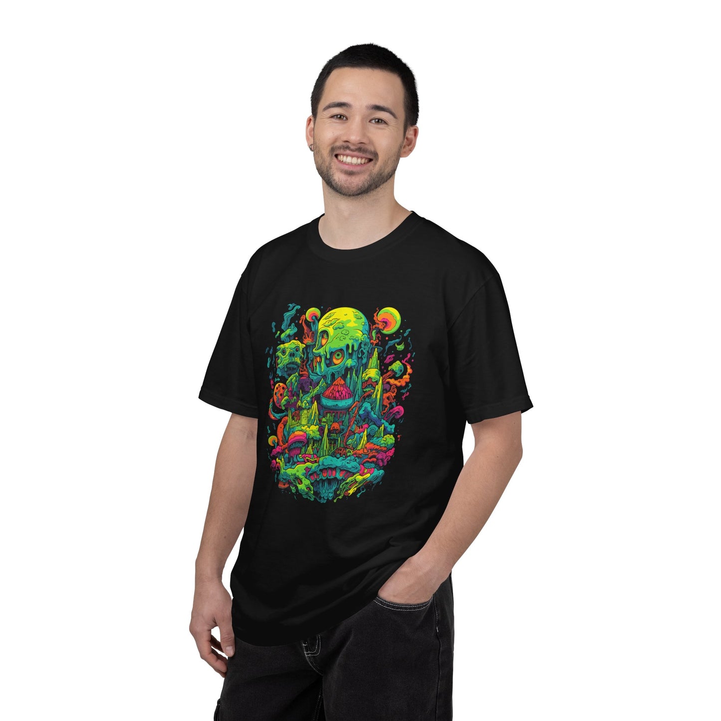 Psychedelic Dream Graphic T-Shirt — Sticky Trippy Art Tee