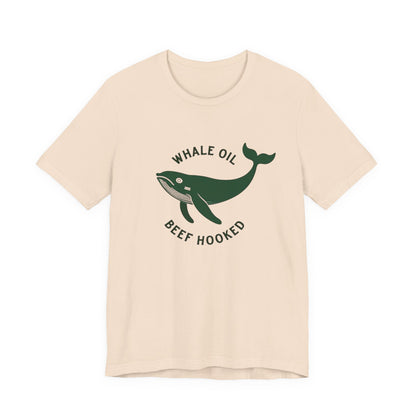 Whale Oil Beef Hooked, Unisex Jersey Short Sleeve Tee