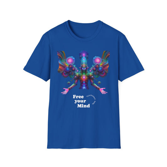 Mechanical Elf, Psychonaut Swag, Unisex Softstyle T-Shirt - Psychonaut Swag