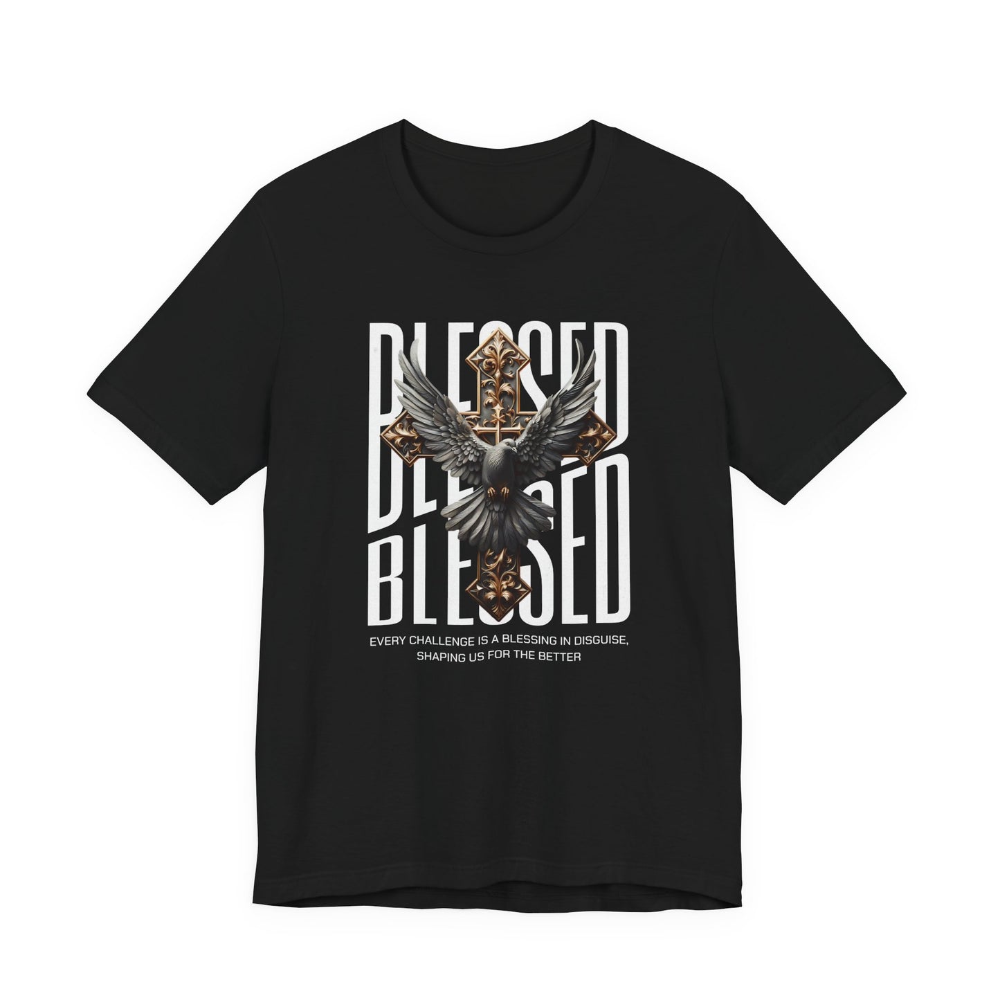 Blessed Dove Tee — Christian Faith Graphic T-Shirt