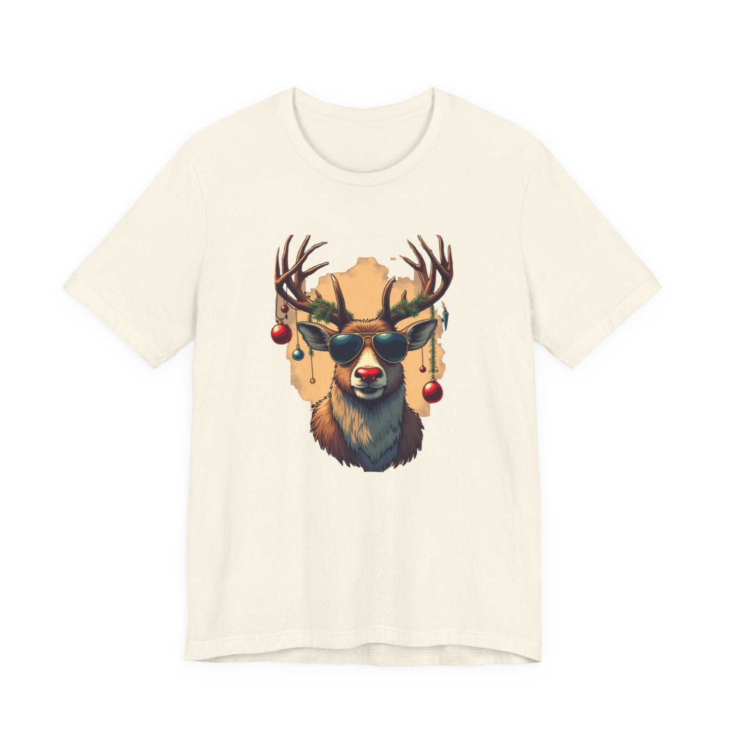 Rudolph the Party Animal, Unisex Jersey Short Sleeve Tee