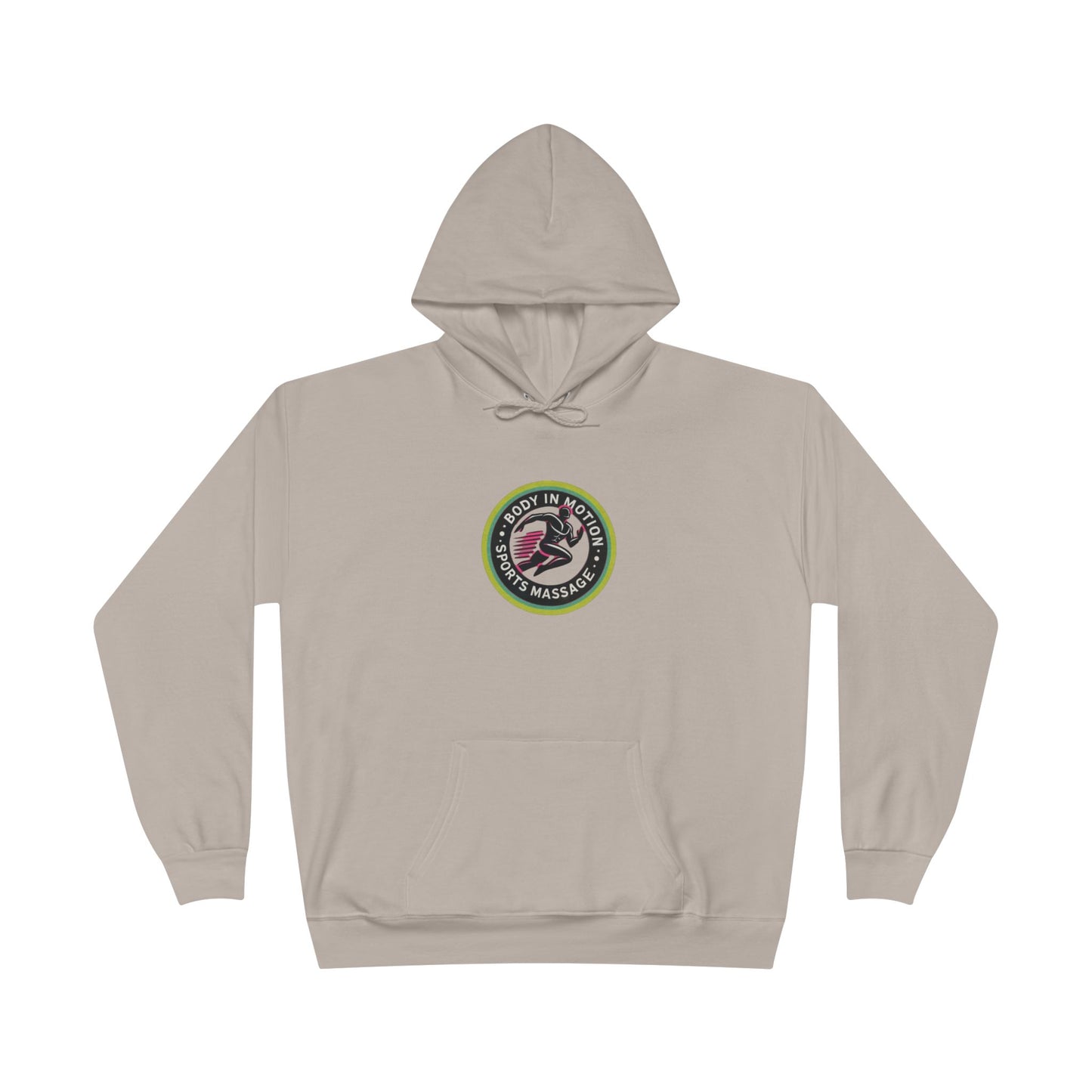 Sports Massage, Logo Hoodie — 'Run Fast' Athletic Pullover