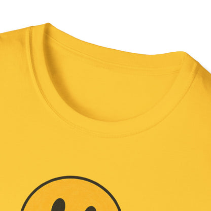 Smile Encouragement T-Shirt, Positive Vibes Tee, Unisex Graphic Shirt, Gift for Friends, Casual Wear, Everyday Comfort - Psychonaut Swag