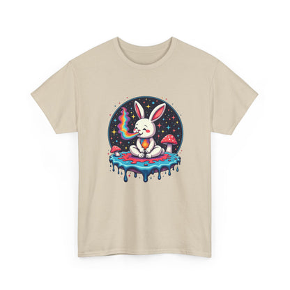 Mystical Bunny Tee — Cute Meditating Rabbit Graphic T-Shirt