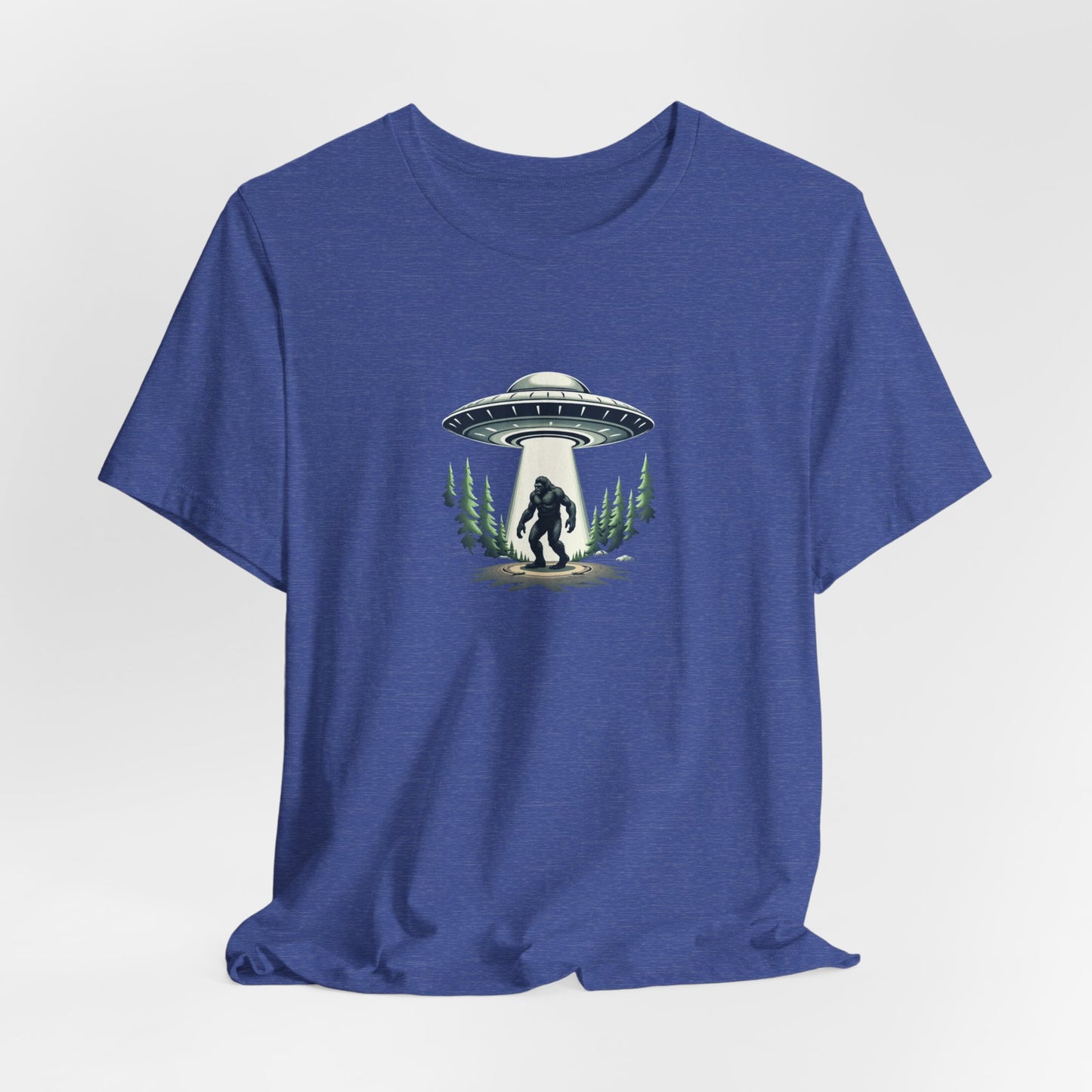 Squatch Sighting T-Shirt – Sasquatch UFO Abduction Graphic Tee