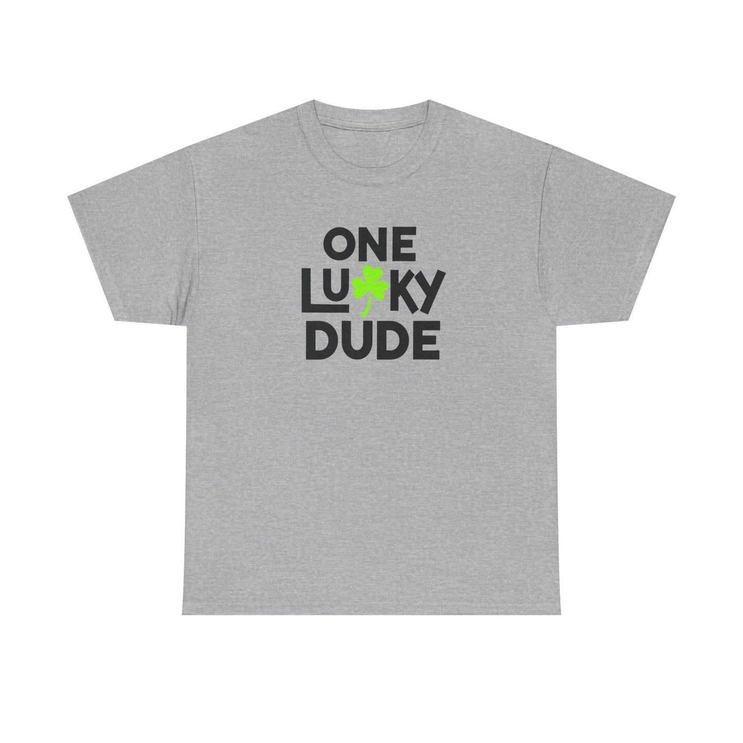 One Lucky Dude Tee – St. Patrick’s Day Kids/Youth Shirt with Shamrock Graphic