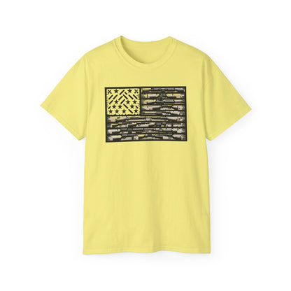 2nd Amendment Flag, Unisex Ultra Cotton Tee - Psychonaut Swag