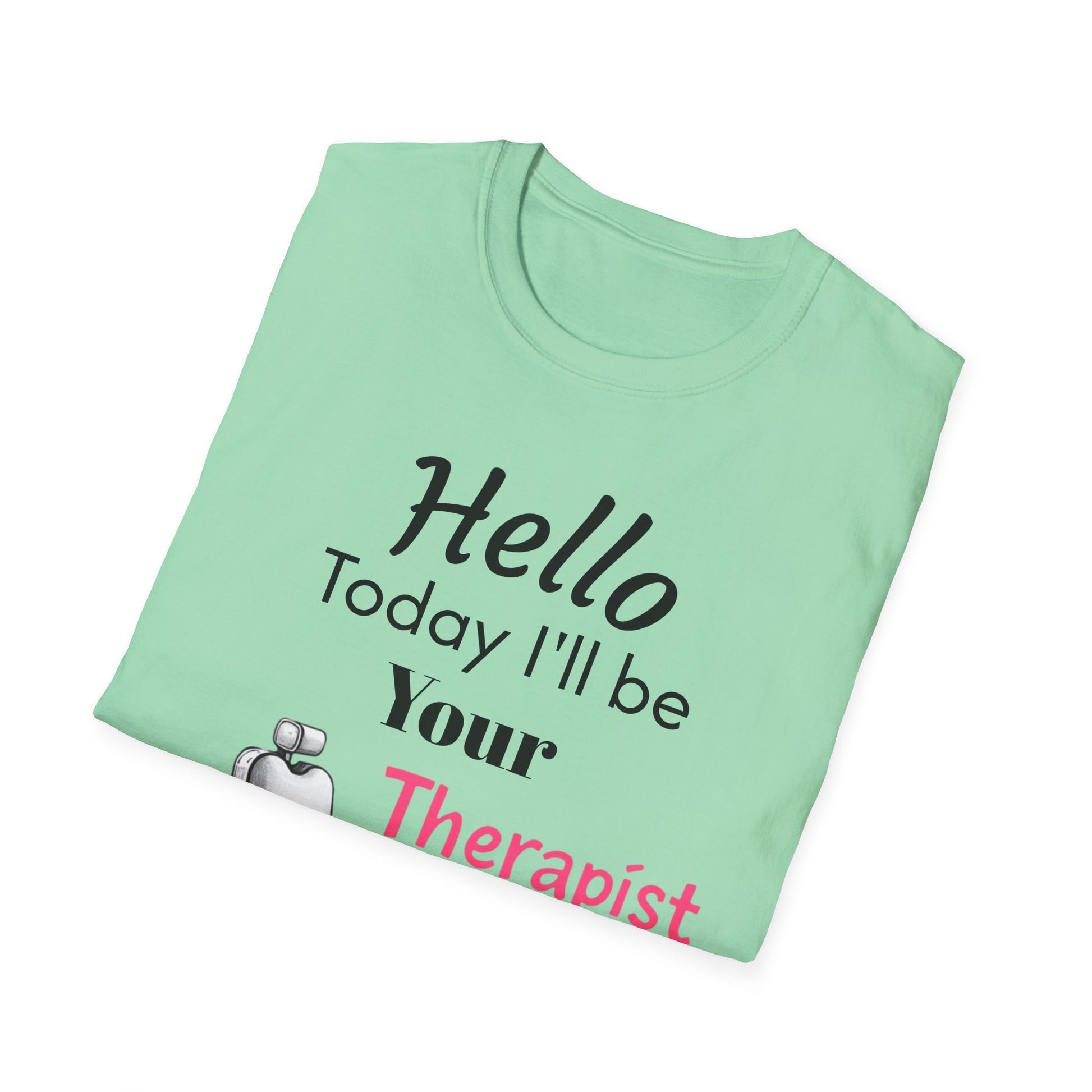Hair stylist therapy, Unisex Softstyle T-Shirt | Perfect Gift for Barbers, Stylists, Hairdressers, Funny Tee for Self-Care Sundays, Hair Salon [...] - Psychonaut Swag