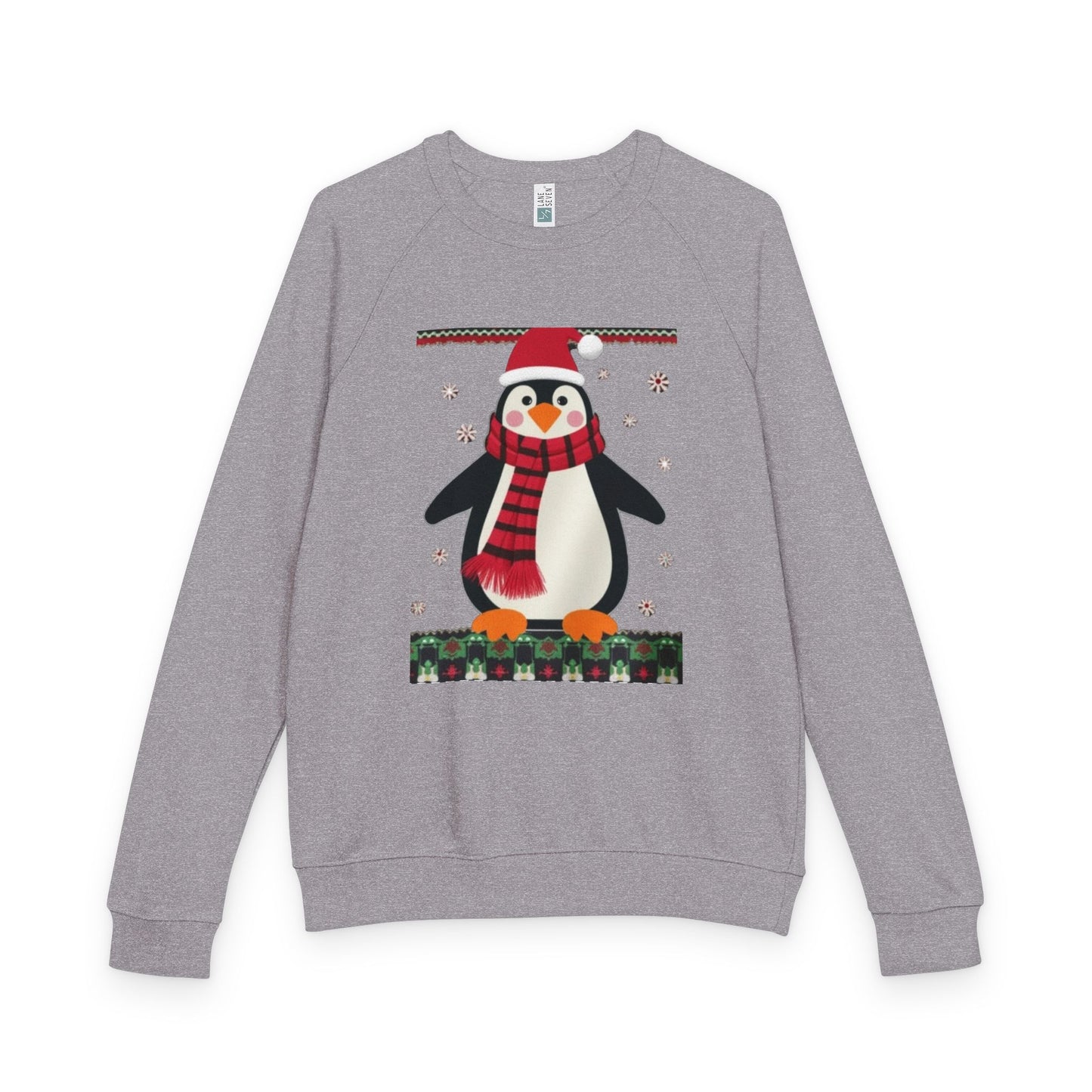 Penguin Holiday Weather Raglan Crewneck