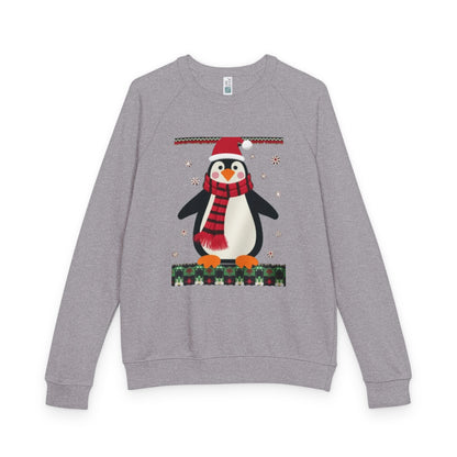 Penguin Holiday Weather Raglan Crewneck