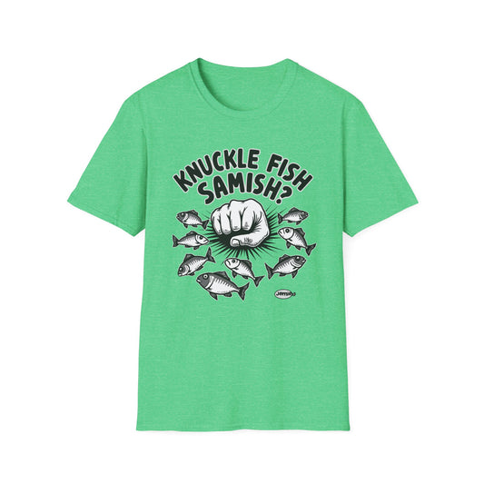 Knuckle Fish Samish,  T-Shirt, Perfect for Anglers, Gift for Fishermen, Casual Wear, Outdoor Activities, Humor Shirt