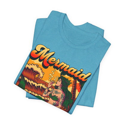 Mermaid Paradise Tee — Retro Vintage Beach Graphic T-Shirt