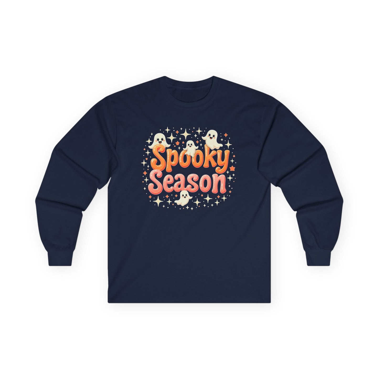 Spooky Season Long Sleeve — Cute Ghosts Halloween Shirt