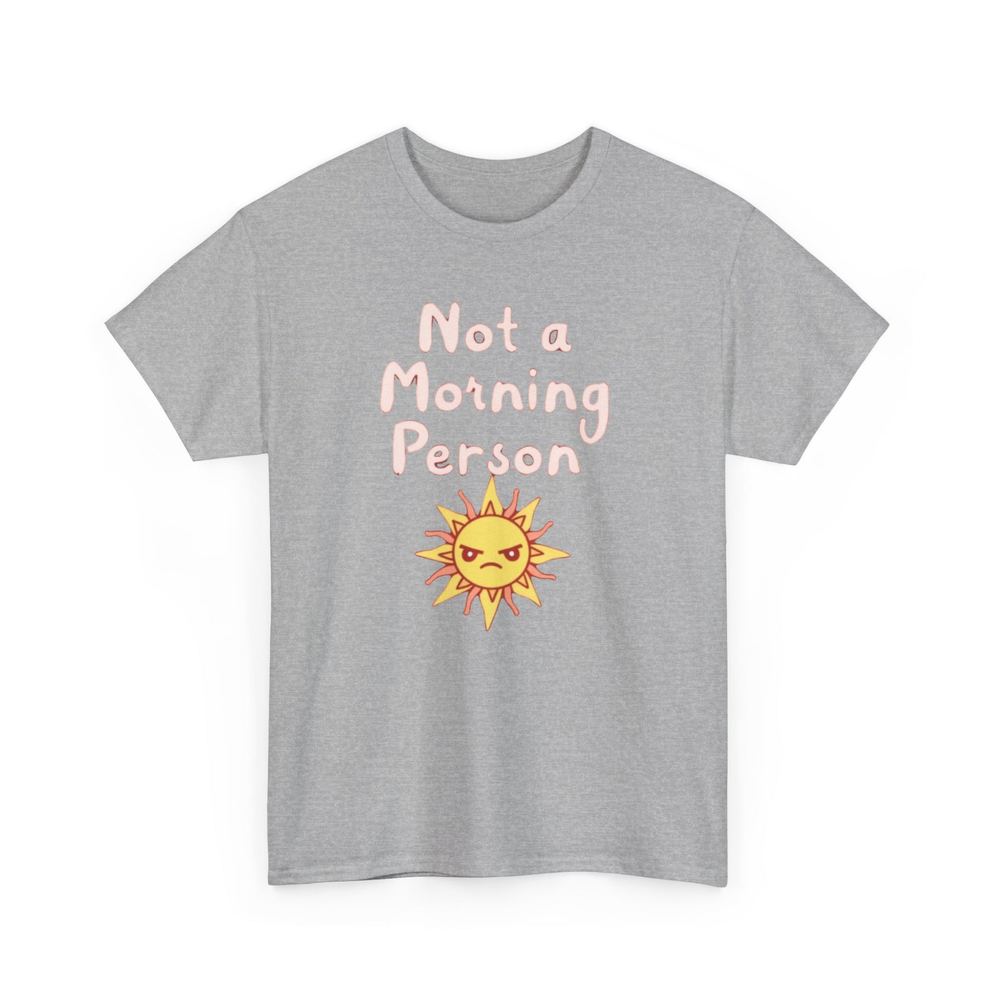 Not a Morning Person, Unisex Cotton T-Shirt, Fun Apparel for Kids and Adults, Perfect Gift for Birthdays and Celebrations - Psychonaut Swag