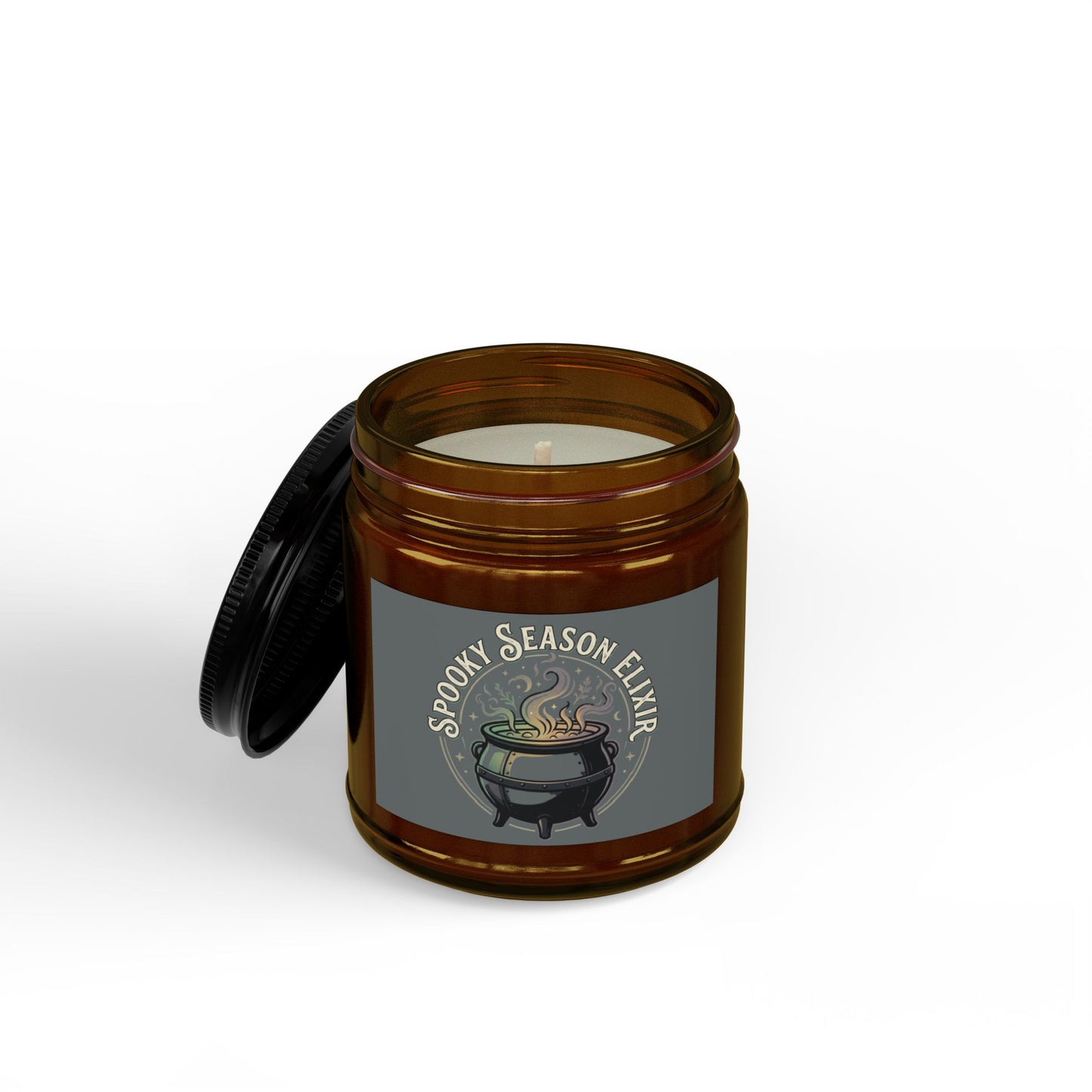 Spooky Season Elixir Soy Candle — Amber Jar (4oz & 9oz)