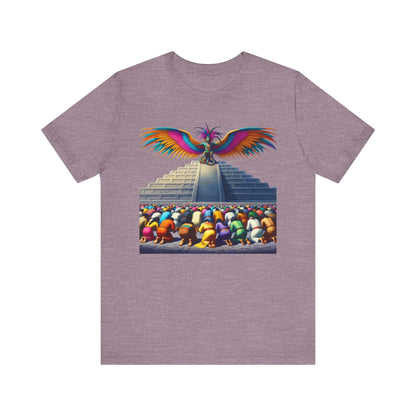 Feathered Serpent, Unisex Jersey Short Sleeve Tee - Psychonaut Swag