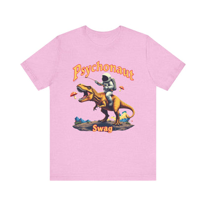 Psychonaut T-Rex Tee - Cool Retro Unisex Jersey Short Sleeve Shirt, Perfect for Gifts, Festivals, and Everyday Wear - Psychonaut Swag