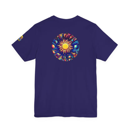 Psychonaut Staple solar system, Unisex Jersey Short Sleeve Tee - Psychonaut Swag