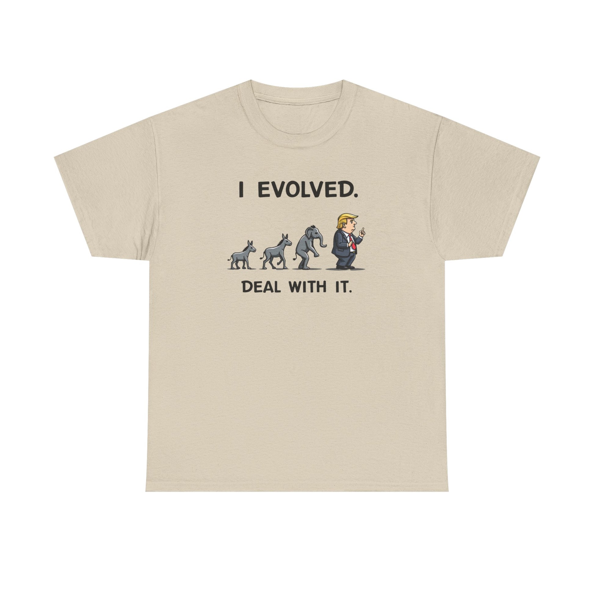 I Evolved, political humor, Funny Unisex T-Shirt, Gift for Dog Lovers, Casual Wear, Statement Shirt - Psychonaut Swag