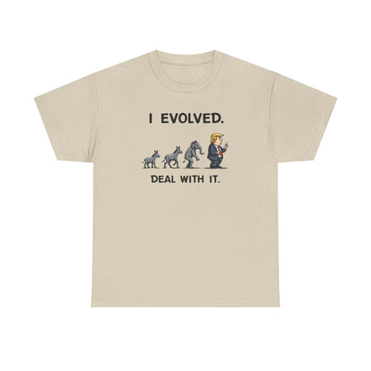 I Evolved, political humor, Funny Unisex T-Shirt, Gift for Dog Lovers, Casual Wear, Statement Shirt - Psychonaut Swag