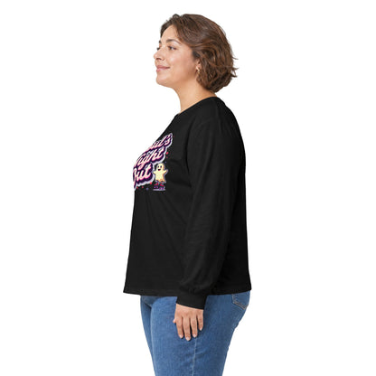 Ghoul's Night Out Long Sleeve Tee — Cute Halloween Ghost Graphic Shirt