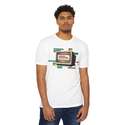 Nostalgic Monitor Reboot Unisex CVC Jersey T-shirt