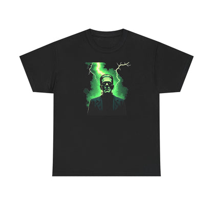 O.G. Monster Lightning Tee – Neon Green Monster Graphic T-Shirt