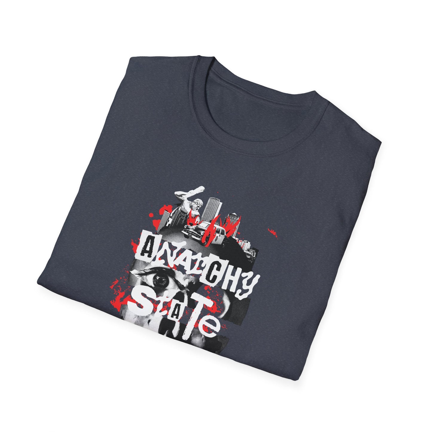 Anarchy State of Mind T-Shirt — "Take Over the Fake Media" Graphic Tee