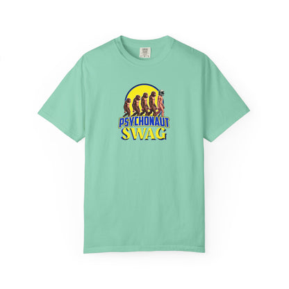 Psychonaut Swag small biz,  Unisex Garment-Dyed T-Shirt | Unique Gift for Festival Lovers, Streetwear, Casual Style, Summer Wardrobe, Psychedelic Art