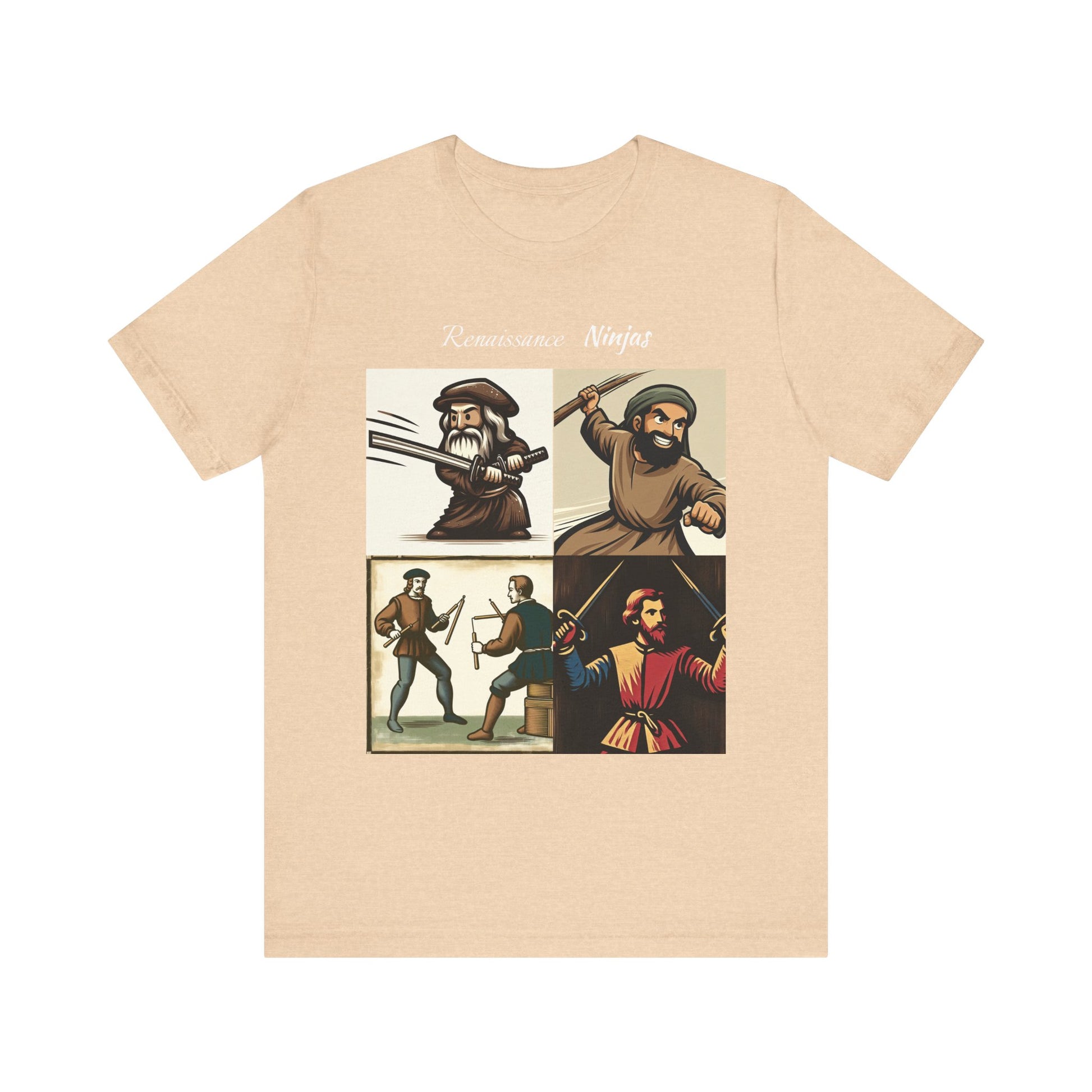 Renaissance Ninjas, Unisex Jersey Short Sleeve Tee - Psychonaut Swag