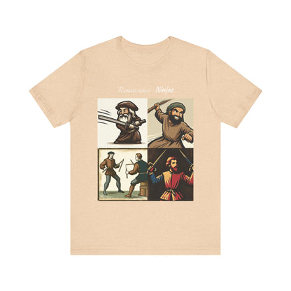 Renaissance Ninjas, Unisex Jersey Short Sleeve Tee - Psychonaut Swag