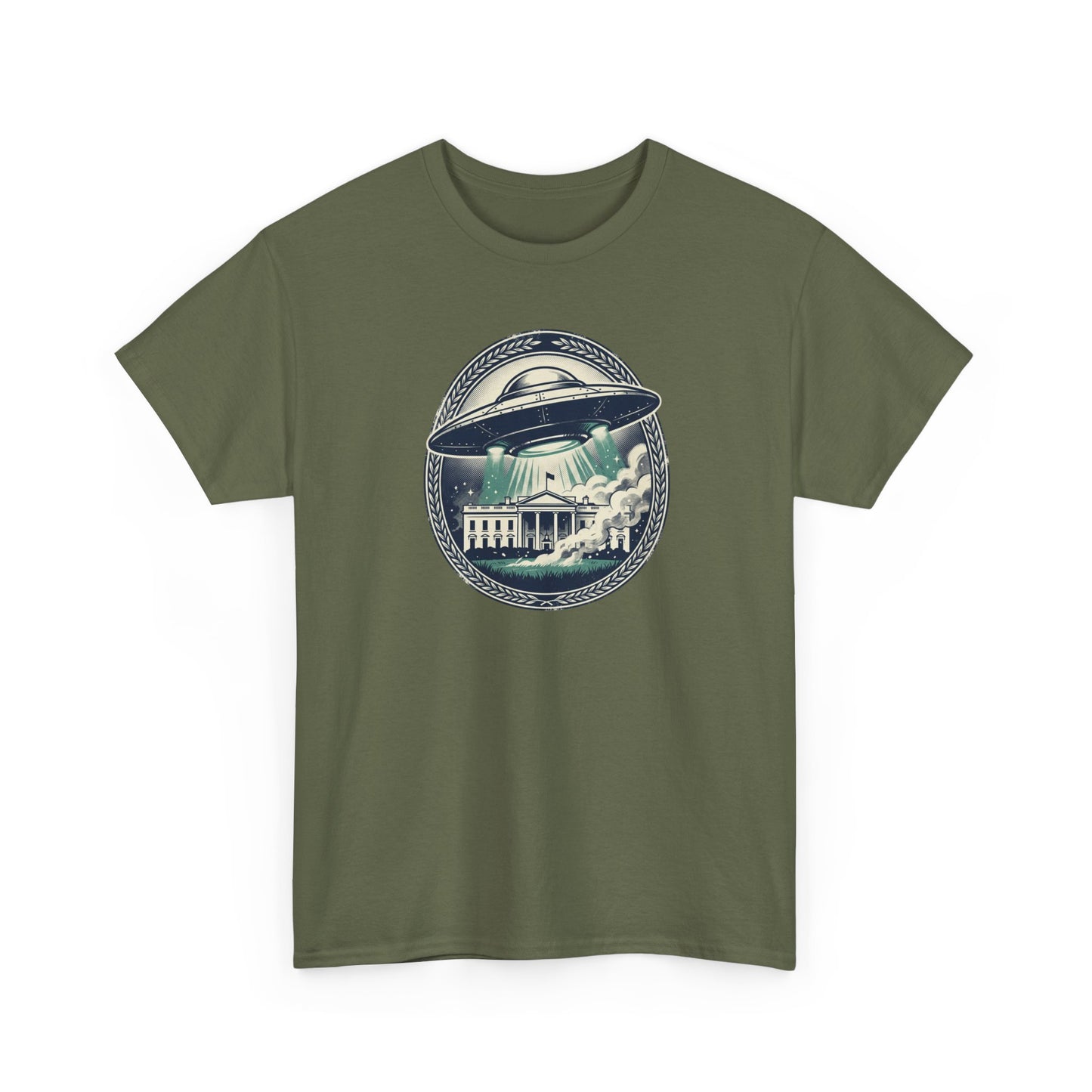 Alien Disclosure T-Shirt — Flying Saucer Over White House