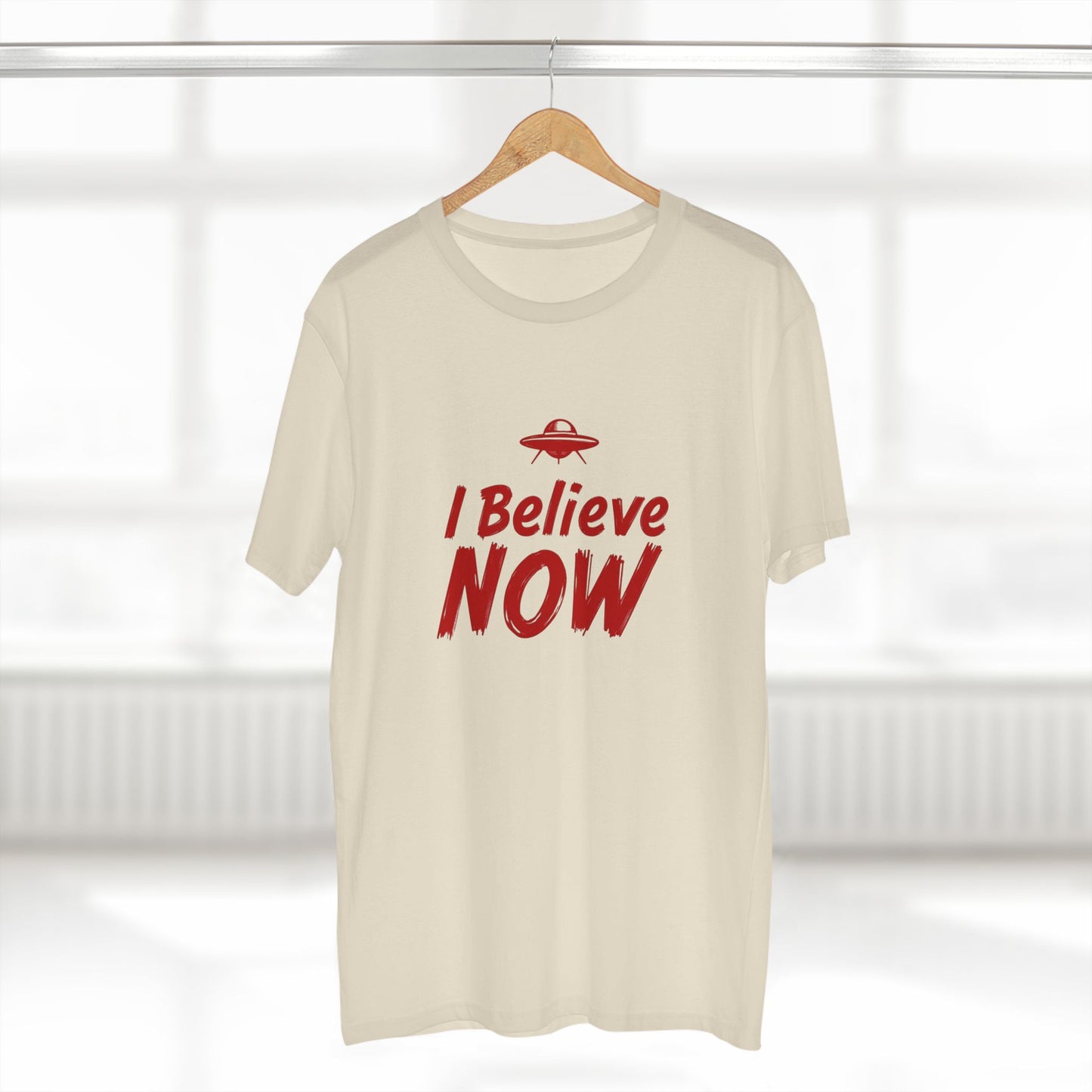 I Believe NOW UFO T-Shirt – Retro Alien Abduction Tee