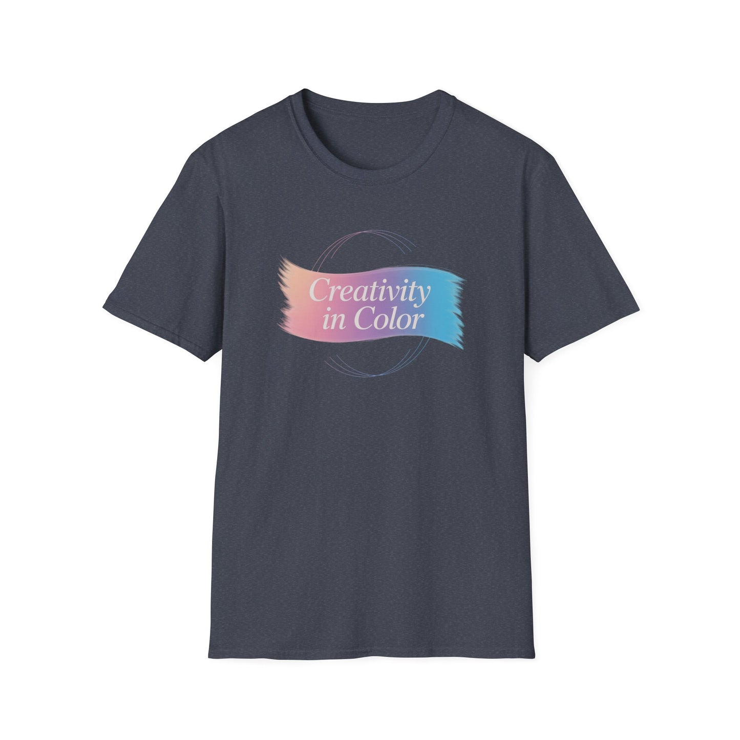 Creativity in Color T-Shirt — Pastel Brushstroke Art Tee