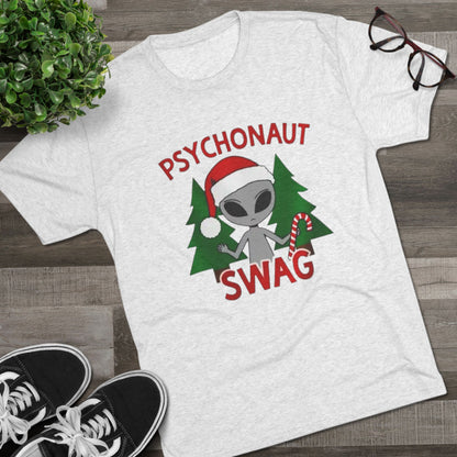 Psychonaut Swag Christmas Tee — Alien Santa Holiday T‑Shirt