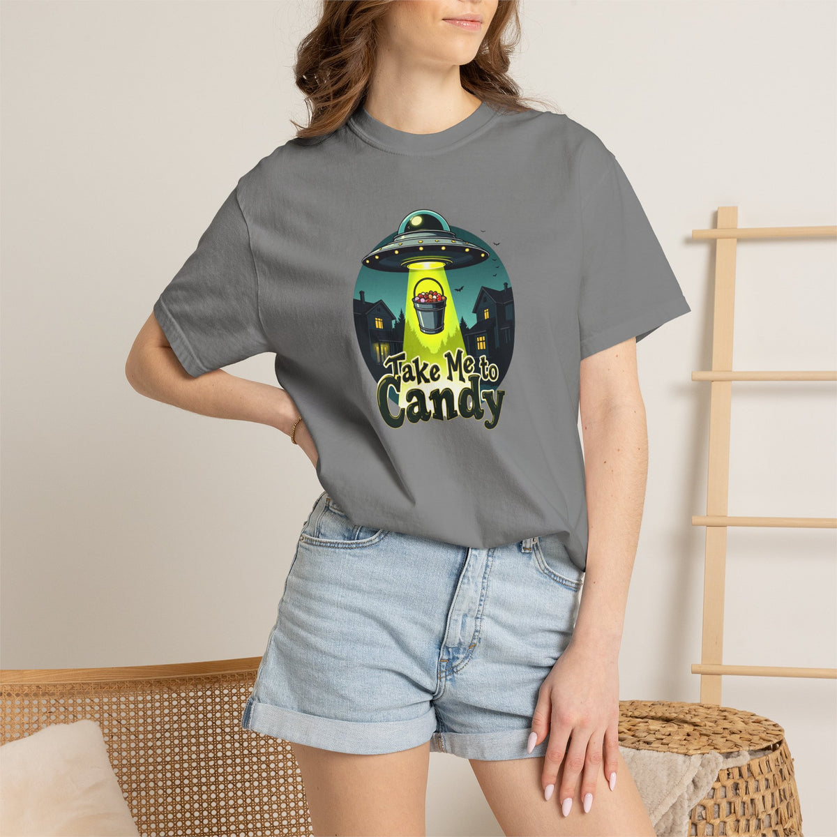 Take Me Candy Alien UFO T-Shirt