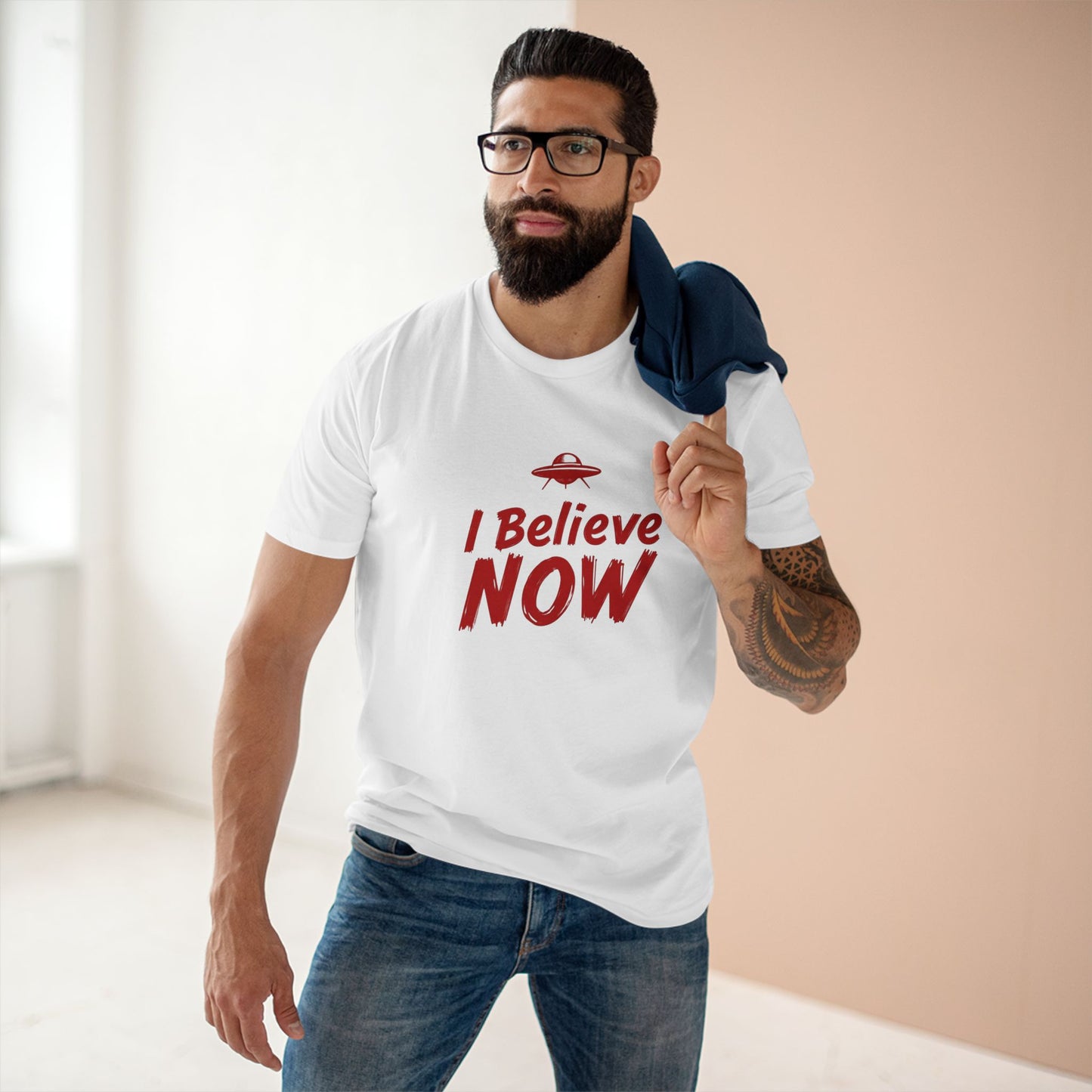I Believe NOW UFO T-Shirt – Retro Alien Abduction Tee
