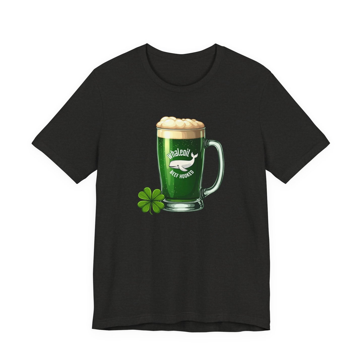 St. Patrick's Day Green Beer T-Shirt — Lucky Shamrock Pint Graphic Tee