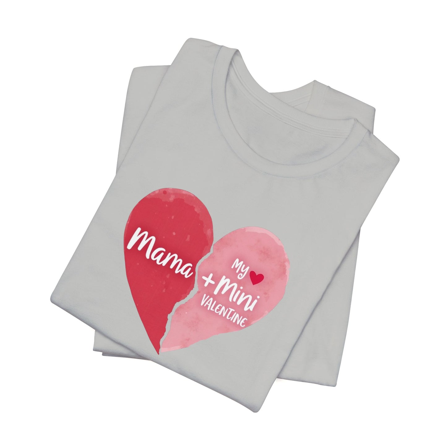 Mama + Mini Valentine T-Shirt — Matching Mother & Child Heart Tee