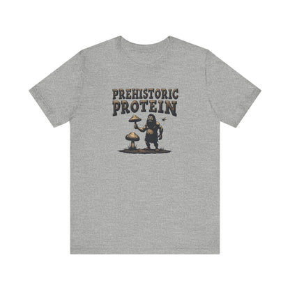 Prehistoric Protein Mushroom Tee - Retro Graphic T-Shirt for Nature Lovers, Gifts for Him/Her, Casual Everyday Wear, Perfect for Camping, Gifts [...] - Psychonaut Swag