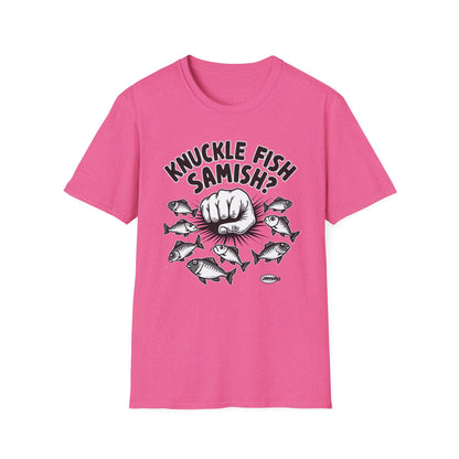 Knuckle Fish Samish,  T-Shirt, Perfect for Anglers, Gift for Fishermen, Casual Wear, Outdoor Activities, Humor Shirt