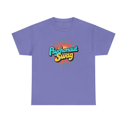 Psychonaut Swag, Atom light Tee, Psychedelic Graphic Tee, Unisex Heavy Cotton Tee, Casual Wear, Music Festival Shirt, Gift for Stoners, Vintage Style T-Shirt - Psychonaut Swag