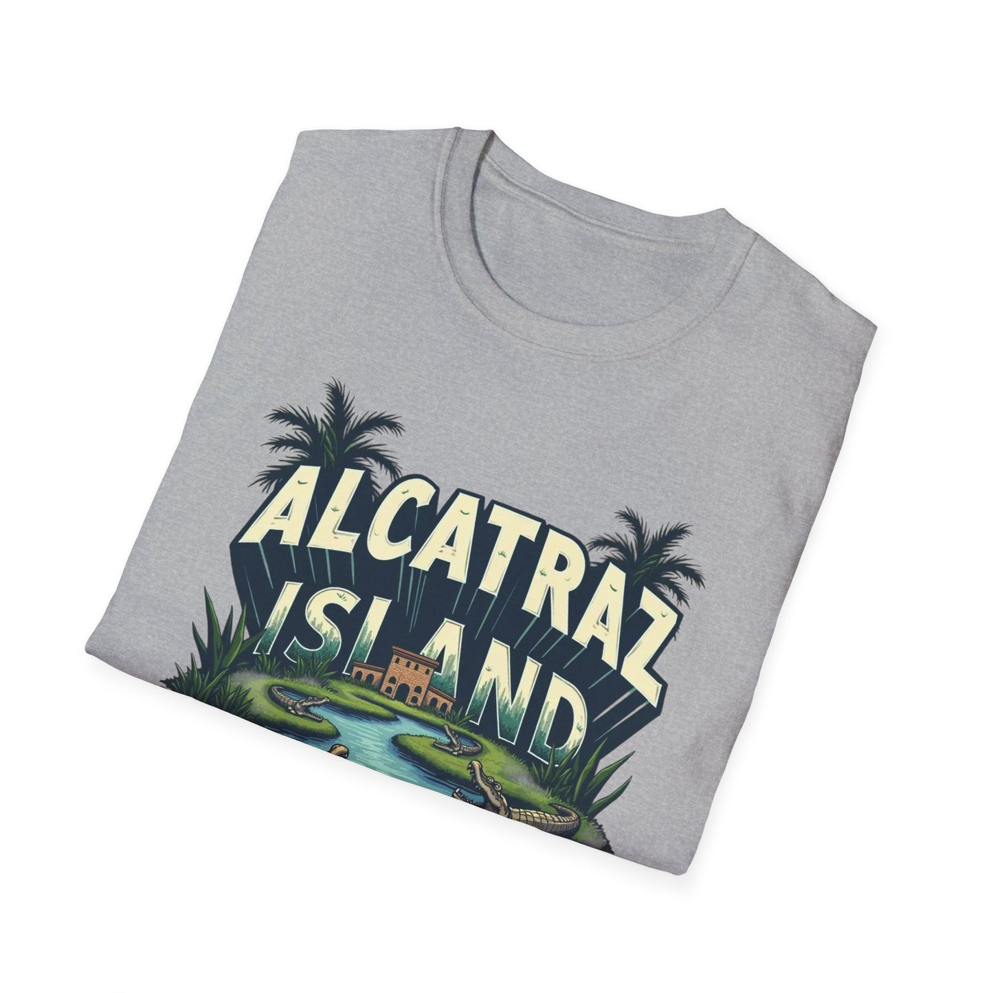 Alcatraz Island Vintage Travel T-Shirt — "Wishing You Were Here"